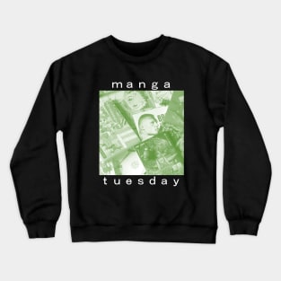 Manga Tuesday (green-black) Crewneck Sweatshirt